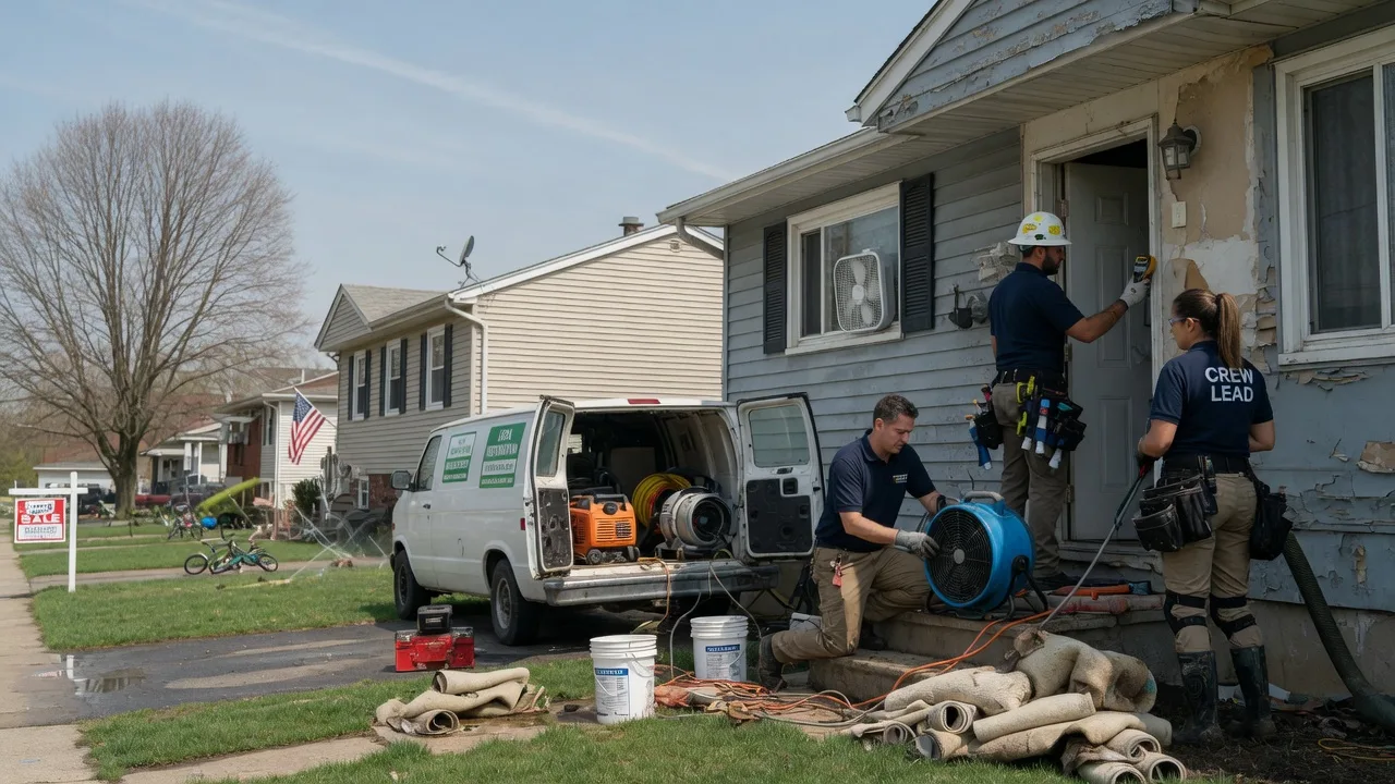 Flood Cleanup in Churchs Ferry, ND near me